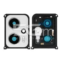 Vetrino Camera Posteriore + Frame Silver Xiaomi Poco X4 GT 5G