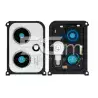 Vetrino Camera Posteriore + Frame Silver Xiaomi Poco X4 GT 5G