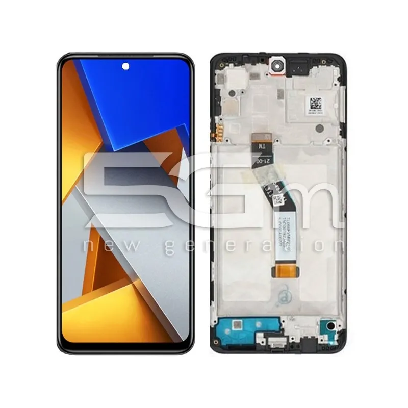 Display Touch + Frame Nero Xiaomi Pocophone M4 Pro 5G Ori | Store Online 5G-M