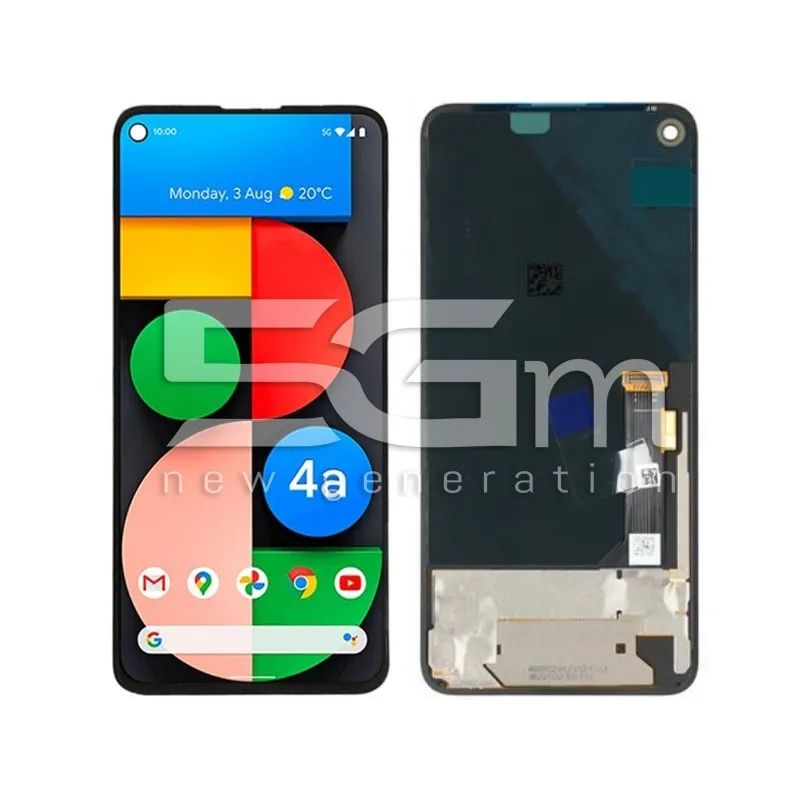Ecran Google Pixel 4a 5G Negru (Change Glass) | Calitate OLED | 5G-M