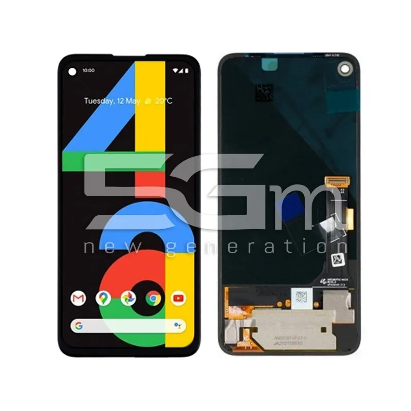 Display Originale Google Pixel 4a 4G Nero (PULLED) | 5G-M