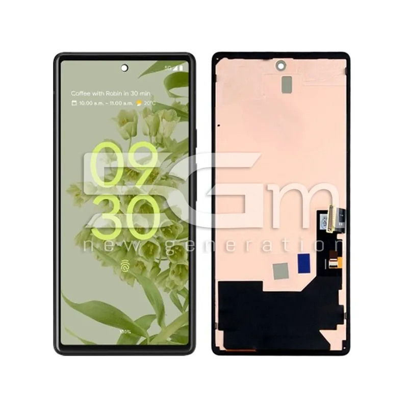 Display Originale Google Pixel 6 + Frame Nero (PULLED) | 5G-M
