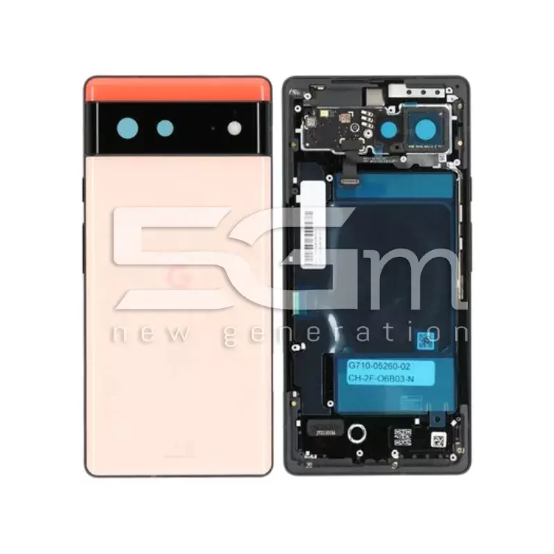 Rear Cover Kinda Coral Google Pixel 6 Ori