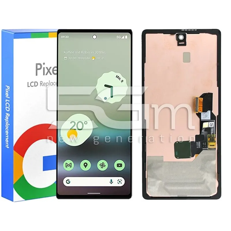 Eredeti Kijelző Google Pixel 6a Charcoal | G949-00239-01 | 5G-M.com