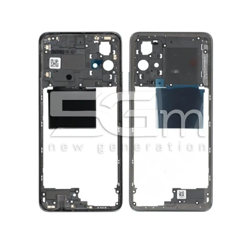 Middle Frame Power Black + Antenna NFC Xiaomi Poco M4 Pro 5G | Store Online 5G-M