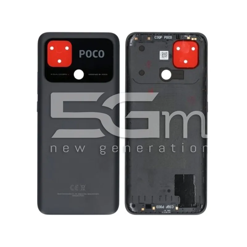 Rear Cover Power Black Xiaomi Poco C40 Ori