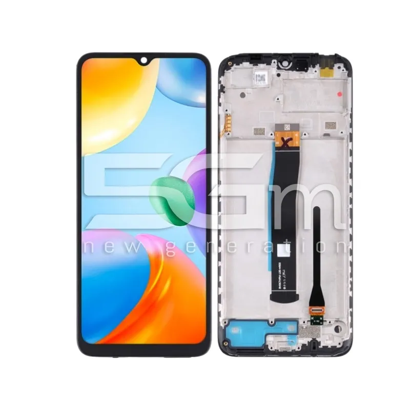 Ecran Tactil + Ramă Negru Xiaomi Poco C40 (IPS) | 5G-M.com