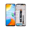 Érintőkijelző + Keret Fekete Xiaomi Poco C40 (IPS) | 5G-M Online Áruház