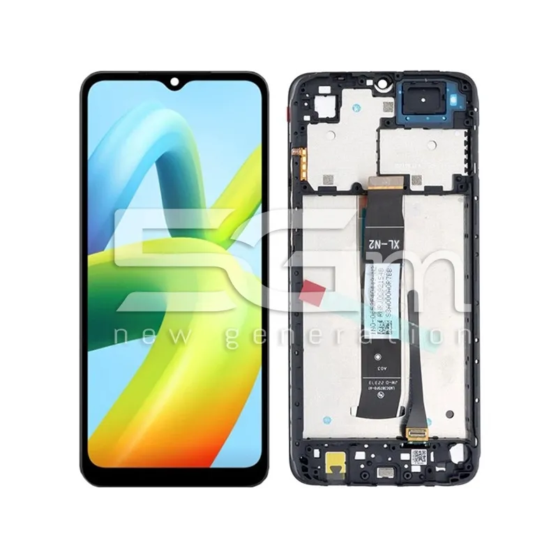 Écran Tactile + Châssis Noir Xiaomi Redmi A1 - A1 Plus (IPS) | 5G-M