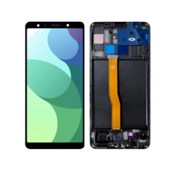 Ecra Tatil + Chassi Preto Samsung SM-A750 A7 2018 (OLED)