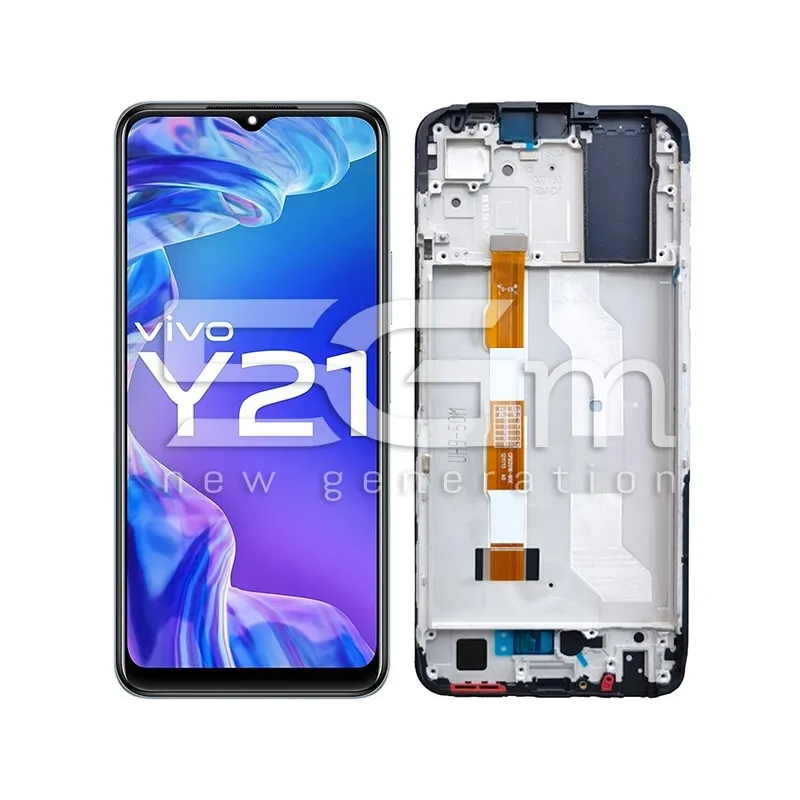 Display Touch + Frame Black Vivo Y21 (IPS) | Store Online 5G-M