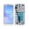 Display Touchscreen + Rahmen Weiß Huawei Y6 2018 - Honor 7A (IPS) | 5G-M