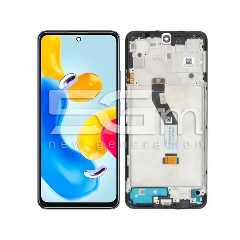Écran Tactile + Châssis Midnight Black Xiaomi Redmi Note 11s 5G (IPS) | 5G-M