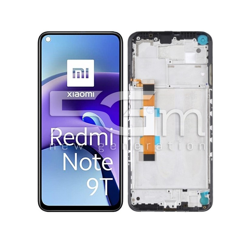 Ecra Tatil + Chassi Nightfall Black Xiaomi Redmi Note 9T (IPS)
