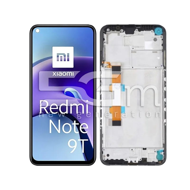 Display Touch + Frame Nightfall Black Xiaomi Redmi Note 9T (IPS) | Store Online 5G-M