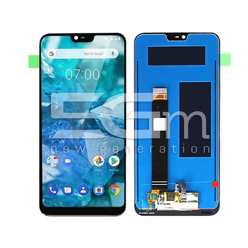 Nokia 7.1 Fekete Kijelző Érintőképernyő (IPS) | 5G-M Online