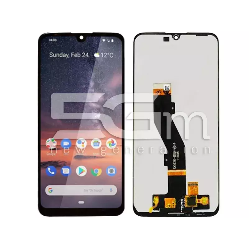 Ecra Tàctil Preto Nokia 3.2 (IPS)