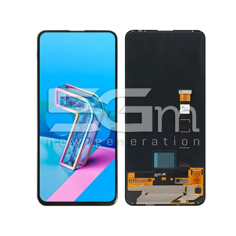 Kijelző Érintővel Fekete ZenFone 7 - 7 Pro (Bontott) | 5G-M Webáruház