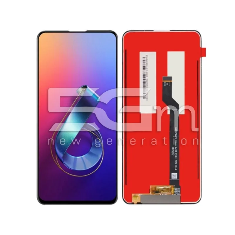 Kijelző Érintővel Fekete Asus Zenfone 6 ZS630KL (IPS) | 5G-M Online Áruház