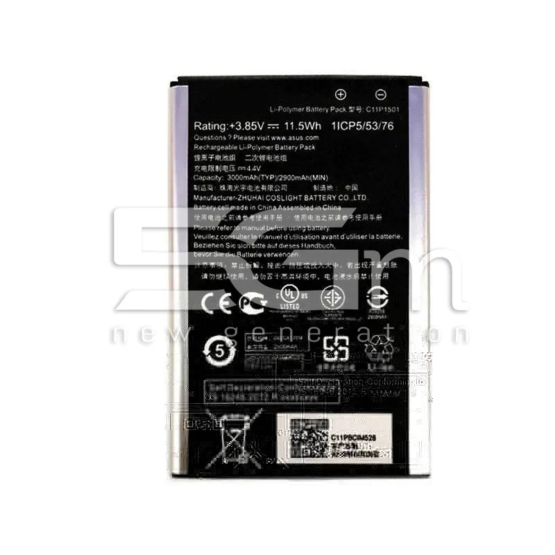 Batteria C11P1501 3000 mAh Asus Zenfone 2 Laseer ZE550KL No Logo | Store Online 5G-M