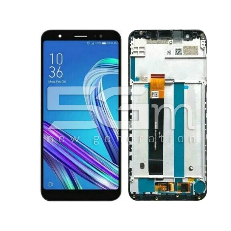 Ecrã Táctil + Chassi Preto ZenFone Live L2 ZA550KL X00RD (IPS)