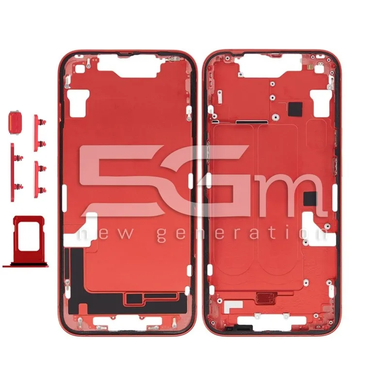 Middle Frame Red iPhone 14 Plus Versione EU | Store Online 5G-M