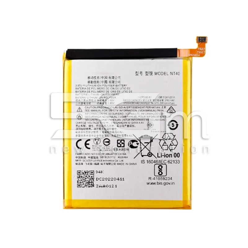 Batteria NT40 4000mAh Moto E20 No Logo | Store Online 5G-M