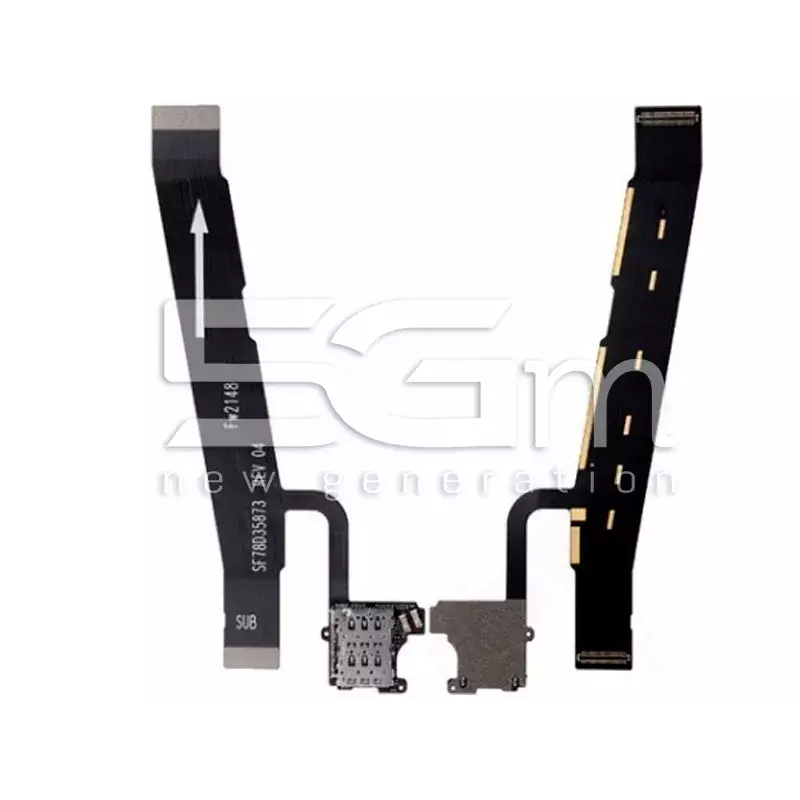 Lettore Sim Card Flex Cable Moto Edge 30