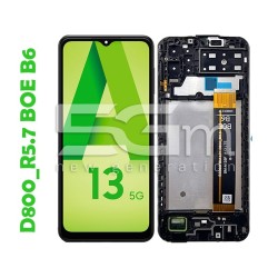 Display Touch + Frame Nero Samsung SM-A137 A13 (IPS)
