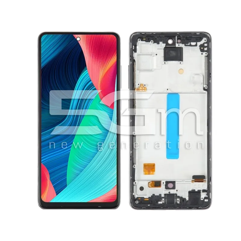 Écran Tactile + Cadre Noir Samsung SM-A528 A52s 5G (OLED) | 5G-M