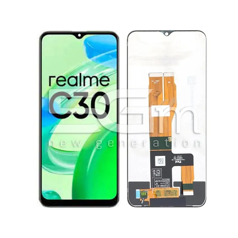 Display Touch Nero Realme C30 - Narzo 50i Prime (IPS)