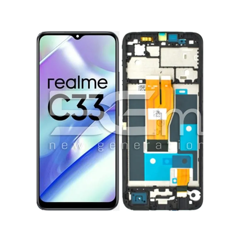 Display Touch + Frame Nero Realme C33 (IPS) | Store Online 5G-M