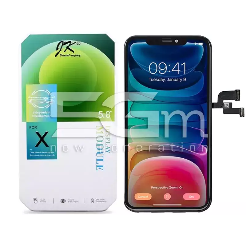 Display Touch + Frame Black iPhone X JK INCELL
