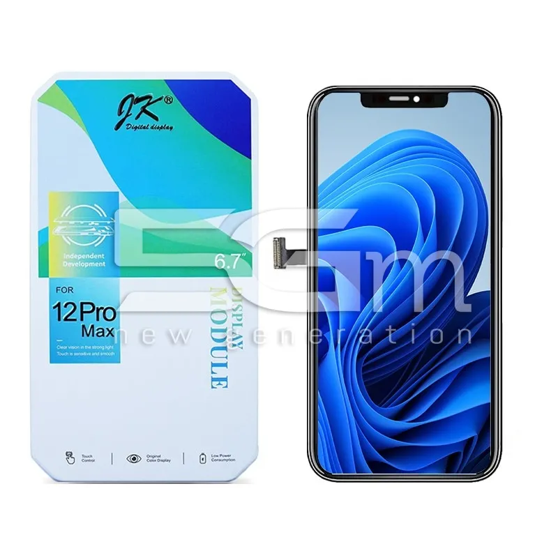 Ecran LCD iPhone 12 Pro Max INCELL JK | IC Înlocuibil | Calitate Premium | 5G-M