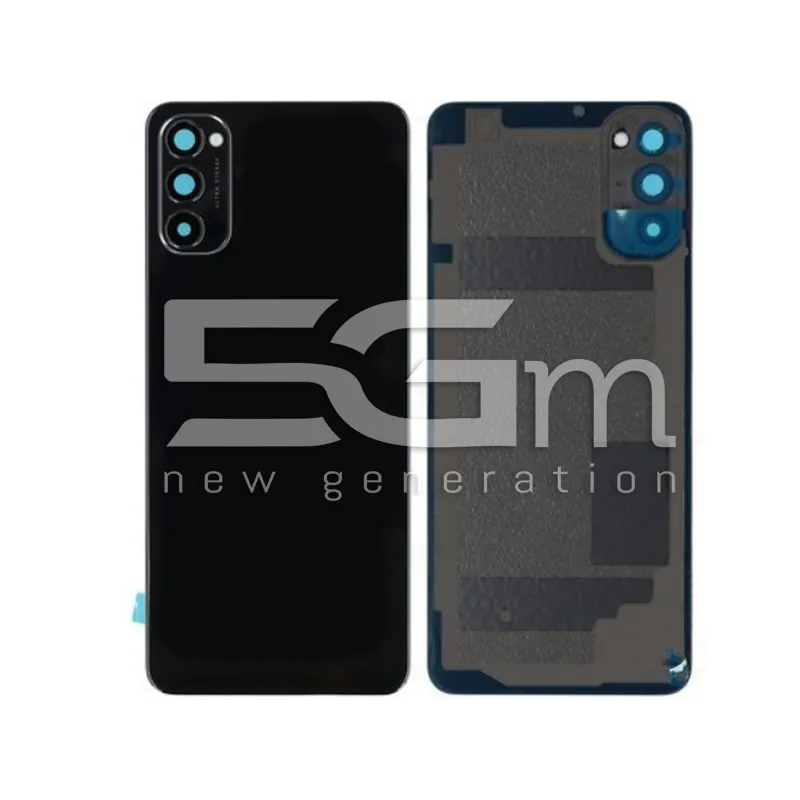 Retro Cover Space Black + Vetrino Camera OPPO Reno 4 5G No Logo | Store Online 5G-M