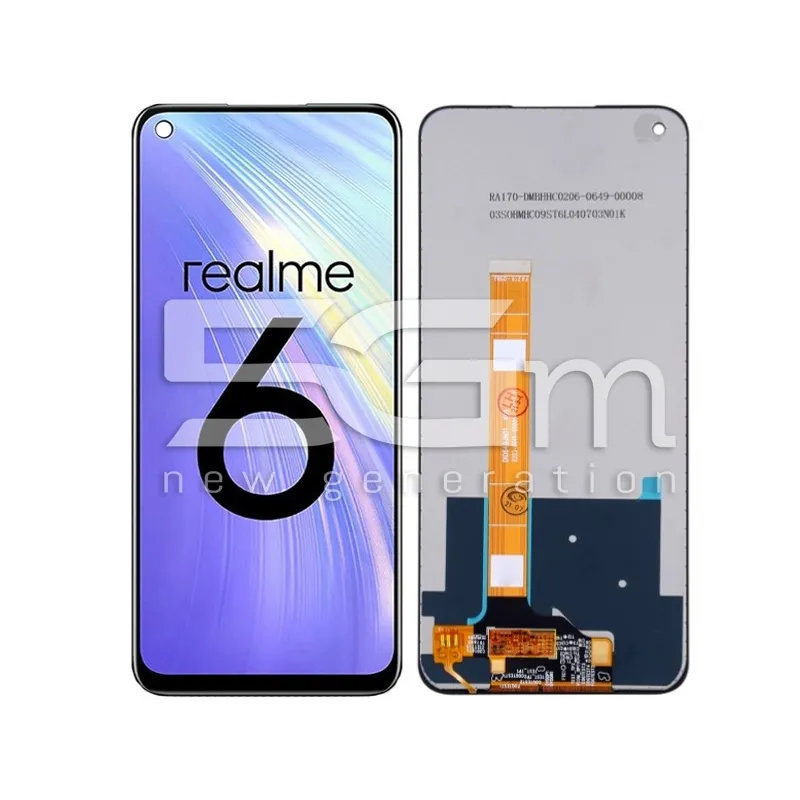 Écran Tactile Noir Realme 6 (IPS) | Boutique en ligne 5G-M