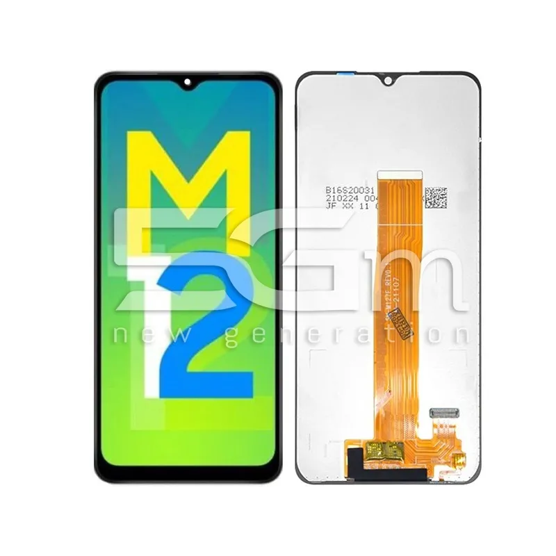 Érintőkijelző Fekete Samsung SM-M127 M12 (IPS) | 5G-M Webáruház