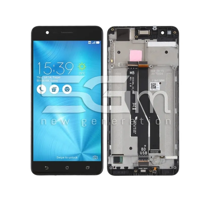 Display Touch + Frame Nero Asus ZenFone 3 Zoom ZE553KL (IPS) | Store Online 5G-M