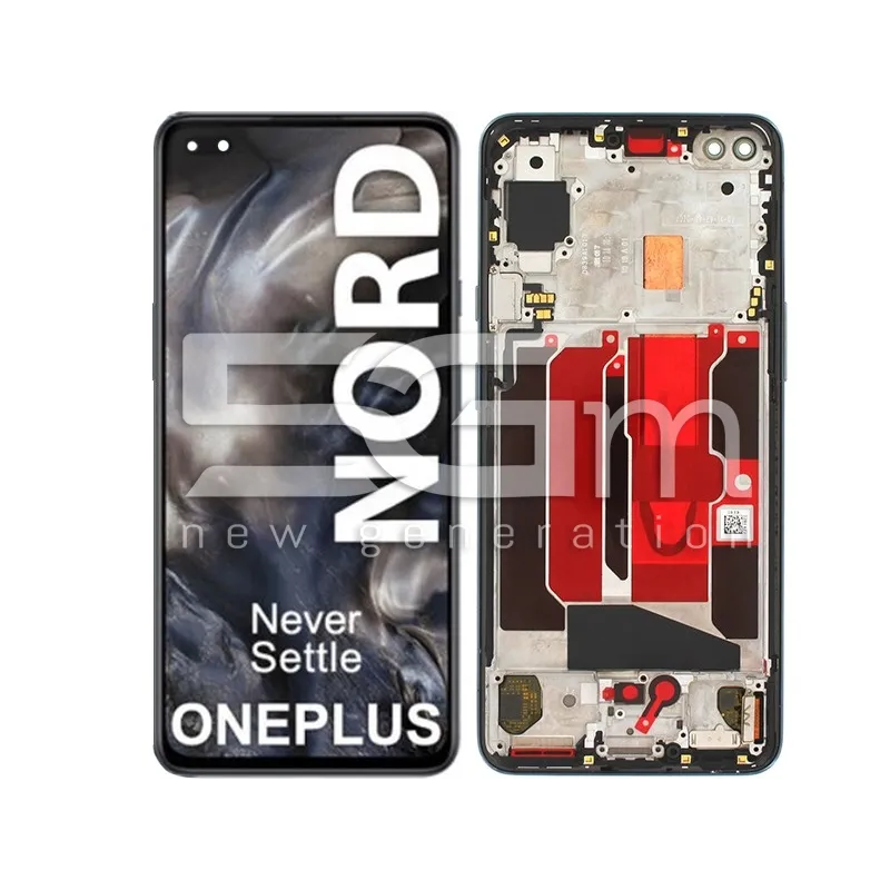 Écran Tactile + Châssis Noir OnePlus Nord (OLED) | 5G-M.com