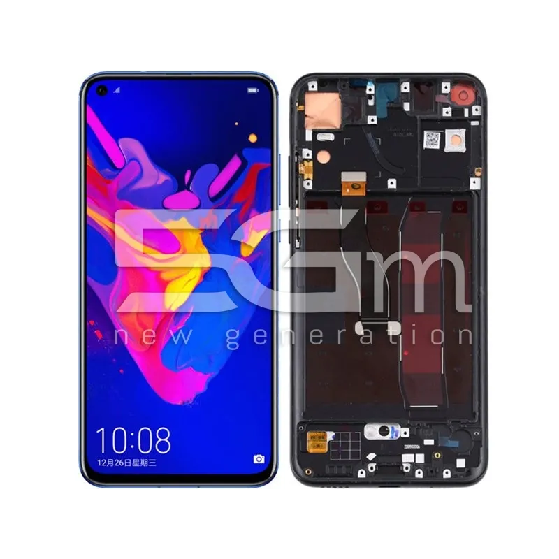 Écran Tactile + Châssis Noir Honor View 20 (IPS) | 5G-M