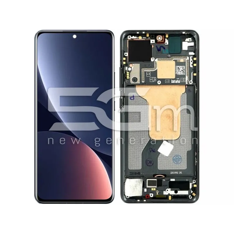 Display Touch + Frame Nero Xiaomi 12 - 12X Ori | Store Online 5G-M