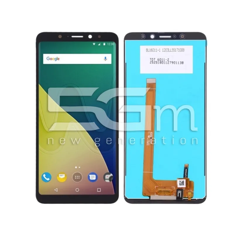 Écran Tactile Noir Wiko View XL (IPS) | 5G-M.com