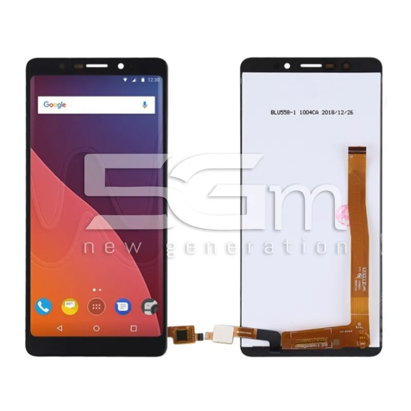 Érintőkijelző Fekete Wiko View Lite (IPS) | 5G-M Webáruház