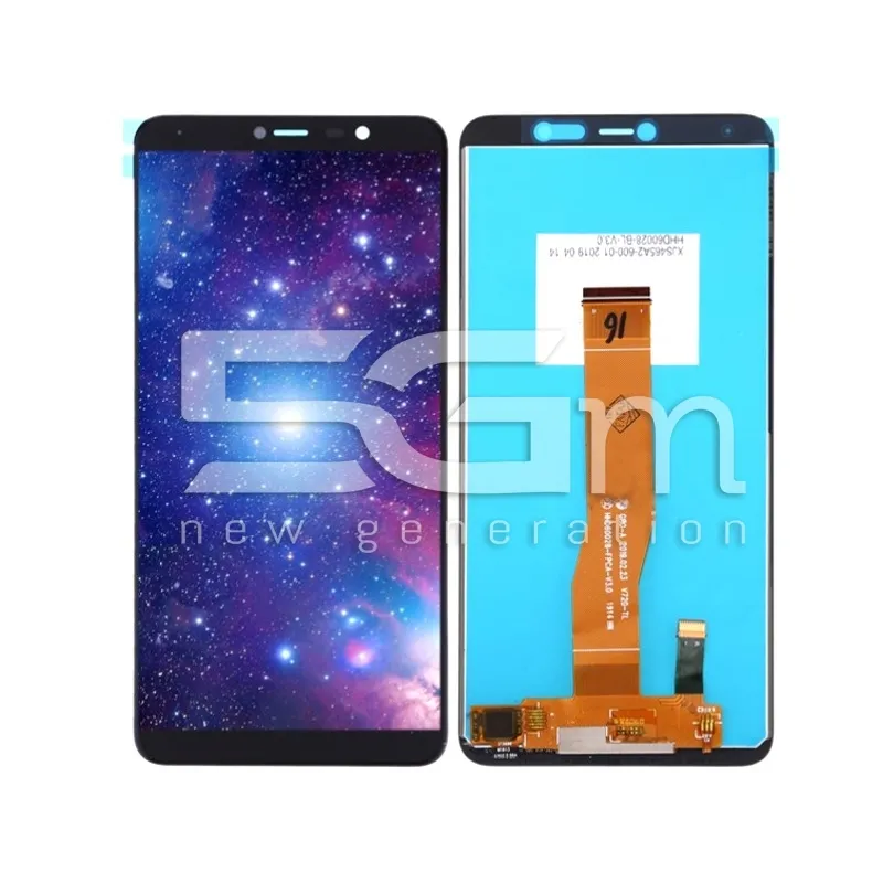 Érintőkijelző Fekete Wiko Y80 (IPS) | 5G-M Online Áruház