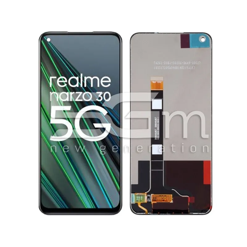 Écran Tactile Noir Realme Narzo 30 5G (IPS) | 5G-M.com