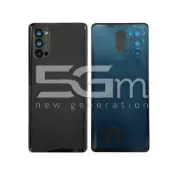 Rear Cover Space Black + Camera Lens OPPO Reno 4 Pro 5G No Logo