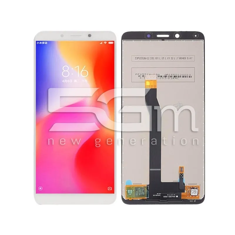 Display Touch Bianco Xiaomi Redmi 6 (IPS) | Store Online 5G-M