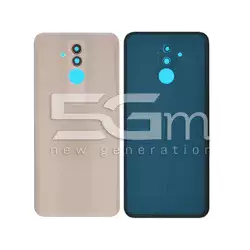 Rear Cover Gold + Camera Lens Huawei Mate 20 Lite No Logo
