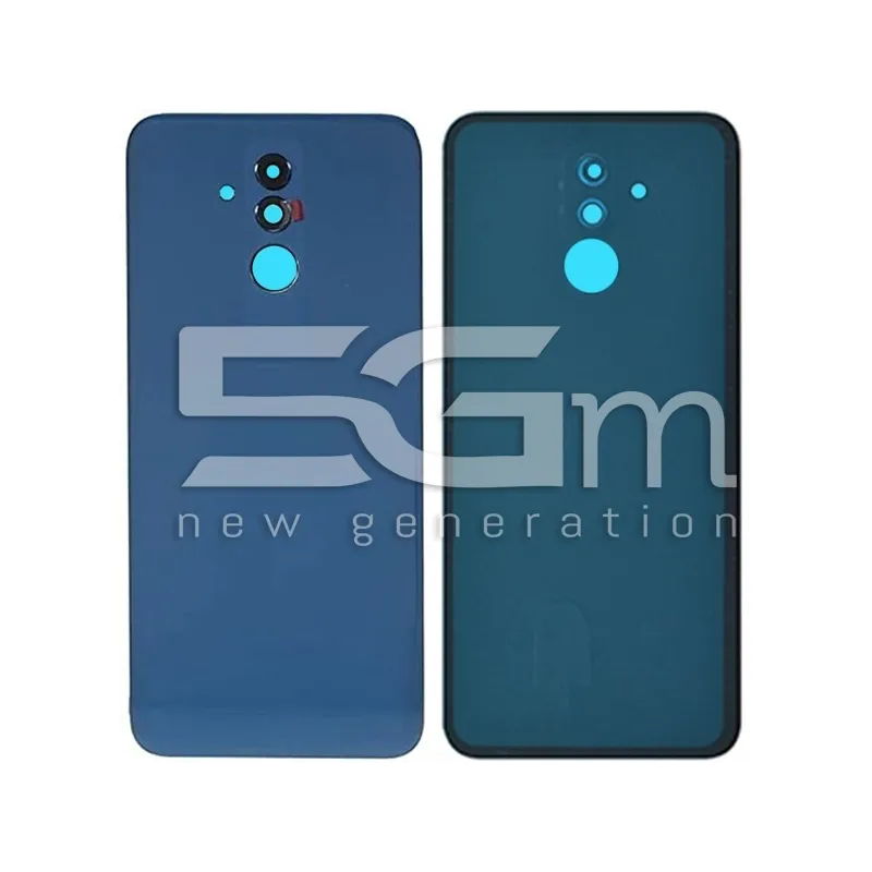 Hátlap Kék + Kamera Üveg Huawei Mate 20 Lite Logó Nélkül | 5G-M Online Áruház
