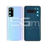 Retro Cover Ice White + Vetrino Camera Huawei P40 No Logo